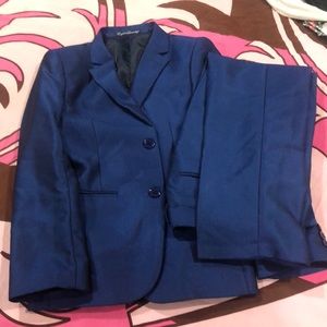 Black and blue suits